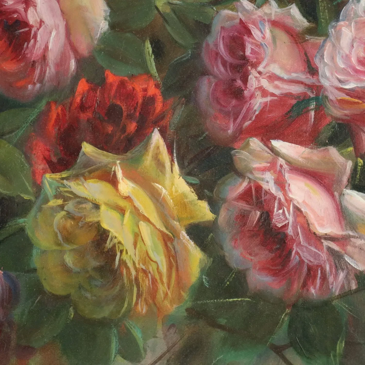 Rose in paesaggio - dettaglio 1